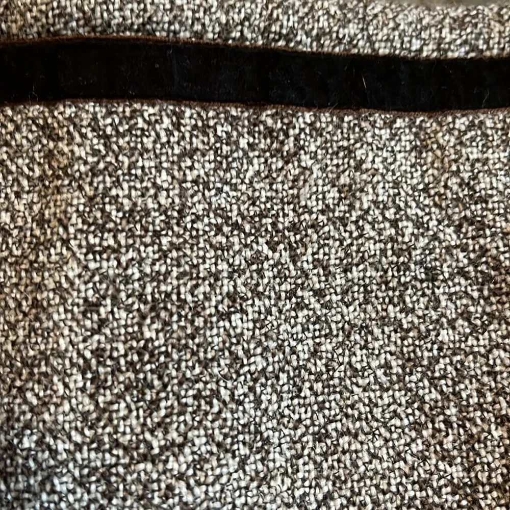 Tory Burch Brown & Cream Tweed Pencil Skirt | Size 8